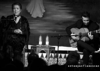 Lole Montoya y Manuel Ángel Rojas. Peña La Platería, Granada. 28 feb 2025. Foto: Carlos Fernández - extampasflamencas.com